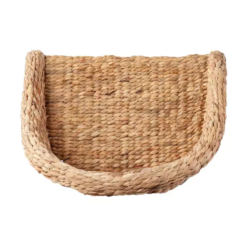 Landrine 35 Tabourets de bar en jacinthe d'eau - (Lot de 2) - Naturel - SEI