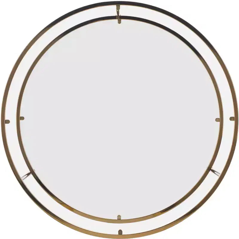 Table basse ronde Risa avec rangement - Doré - SEI