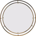 Table basse ronde Risa avec rangement - Doré - SEI