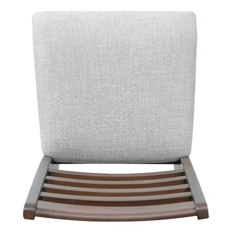 Lot de 2/4 chaises de salle à manger de ferme, chaises de salle à manger rembourrées, chaises sans accoudoirs avec dossier haut en échelle, naturel/marron+beige-ModernLuxe