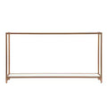 Bergen Narrow Console Table - Gold - SEI