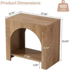Table d'appoint avec rangement Lantine Farmhouse
