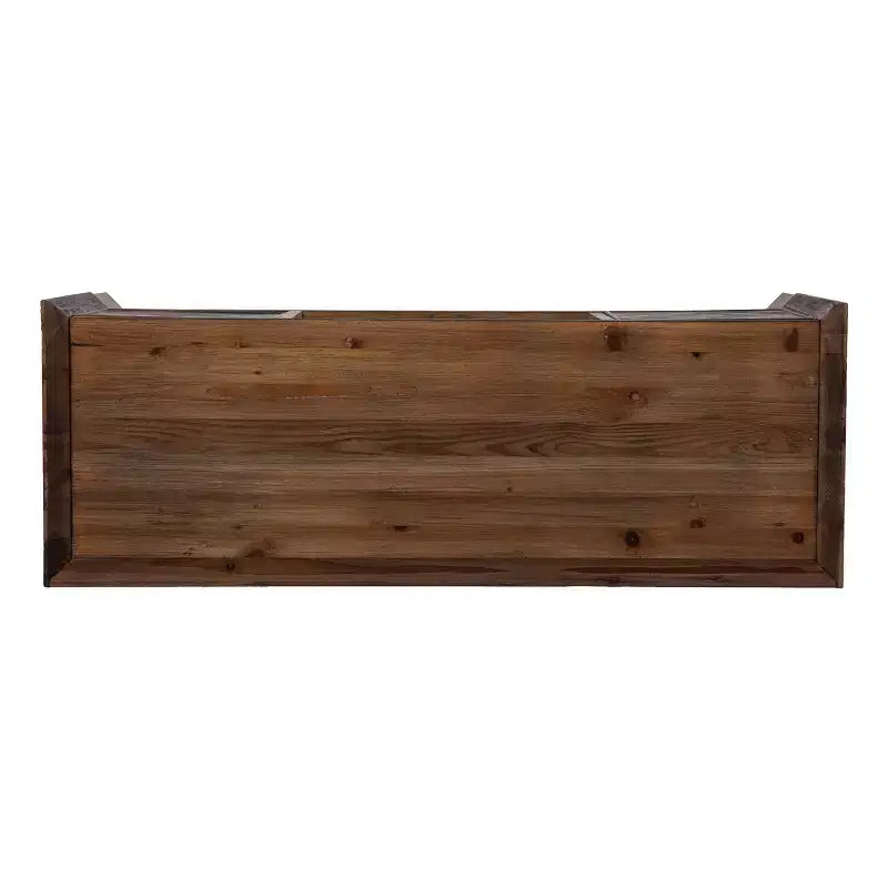Meuble console multimédia en bois recyclé Astorland - Marron - SEI