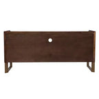 Meuble console multimédia en bois recyclé Astorland - Marron - SEI