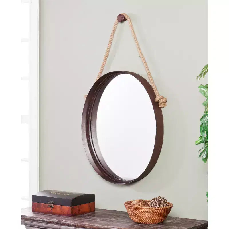 Miroir décoratif Melissa - Rouge - SEI