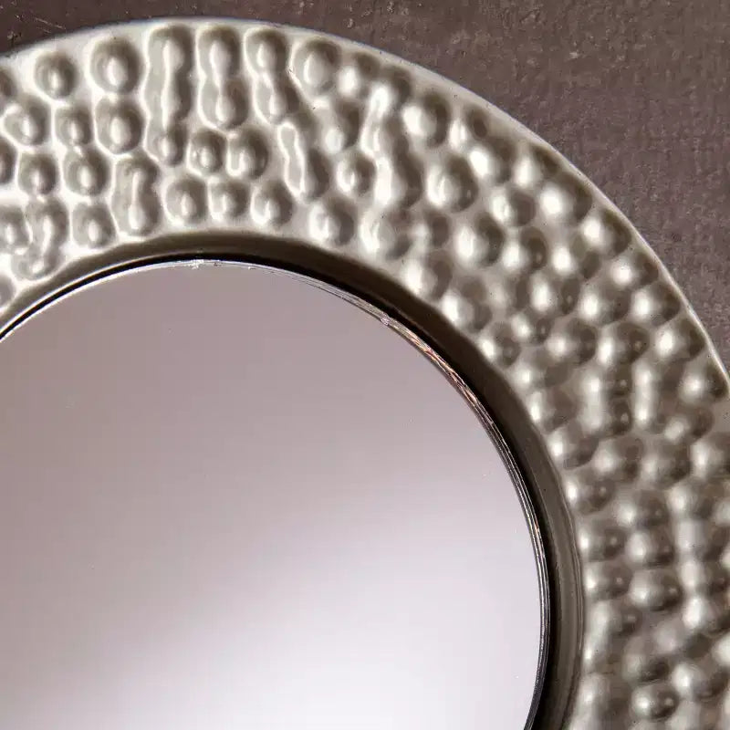 Miroir mural sphérique Callari Silver en 4 pièces - Argent - SEI