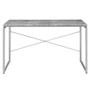 HomeRoots Bureau 47 gris et noir