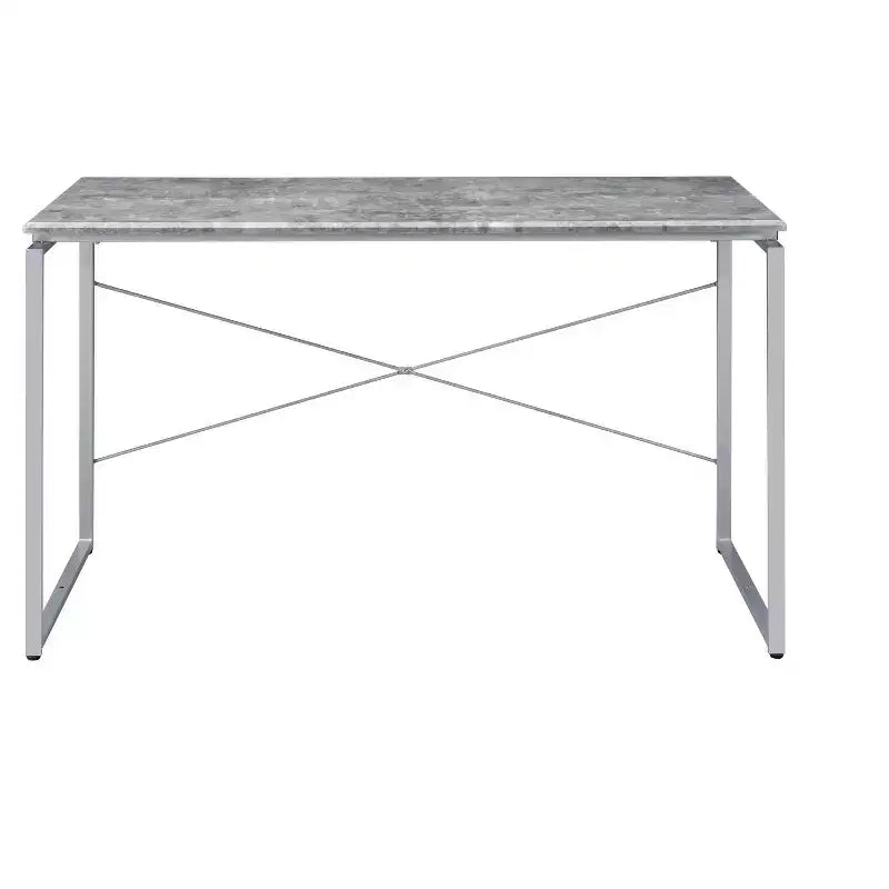 HomeRoots Bureau 47 gris et noir