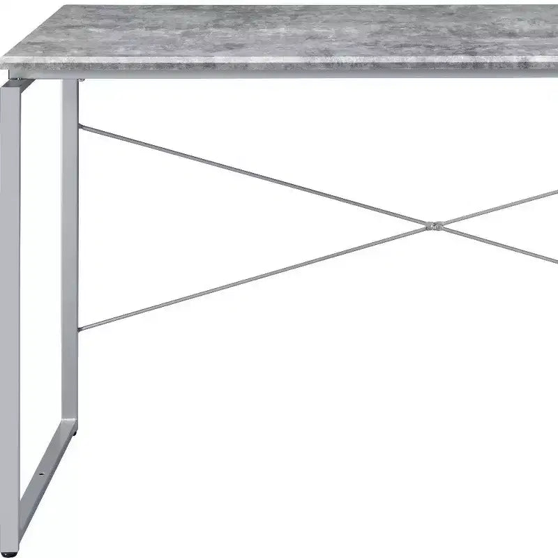 HomeRoots Bureau 47 gris et noir