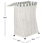 Panier à linge Trotter - HAC6002 - Blanc - Safavieh