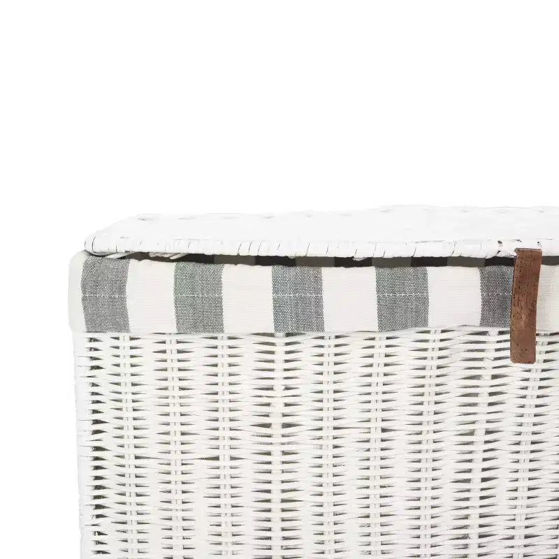 Panier à linge Trotter - HAC6002 - Blanc - Safavieh