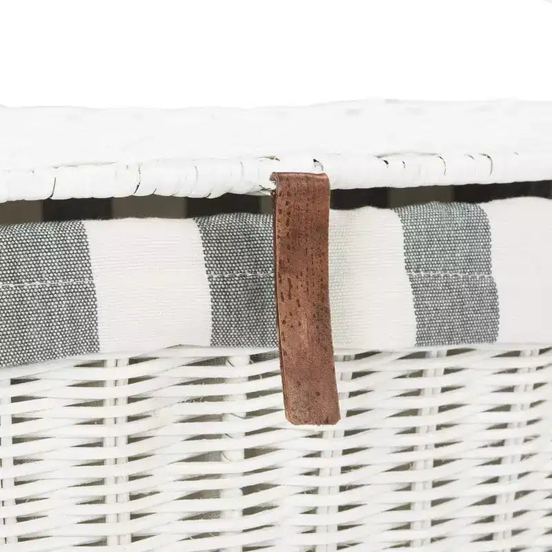 Panier à linge Trotter - HAC6002 - Blanc - Safavieh