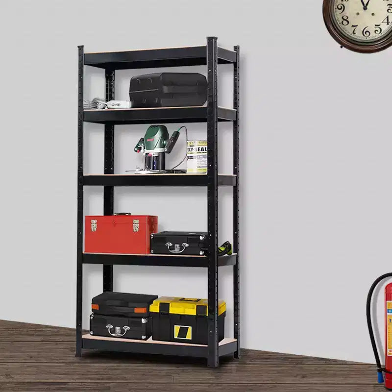 Étagère métallique à 5 niveaux, réglable, pour garage ou buanderie
