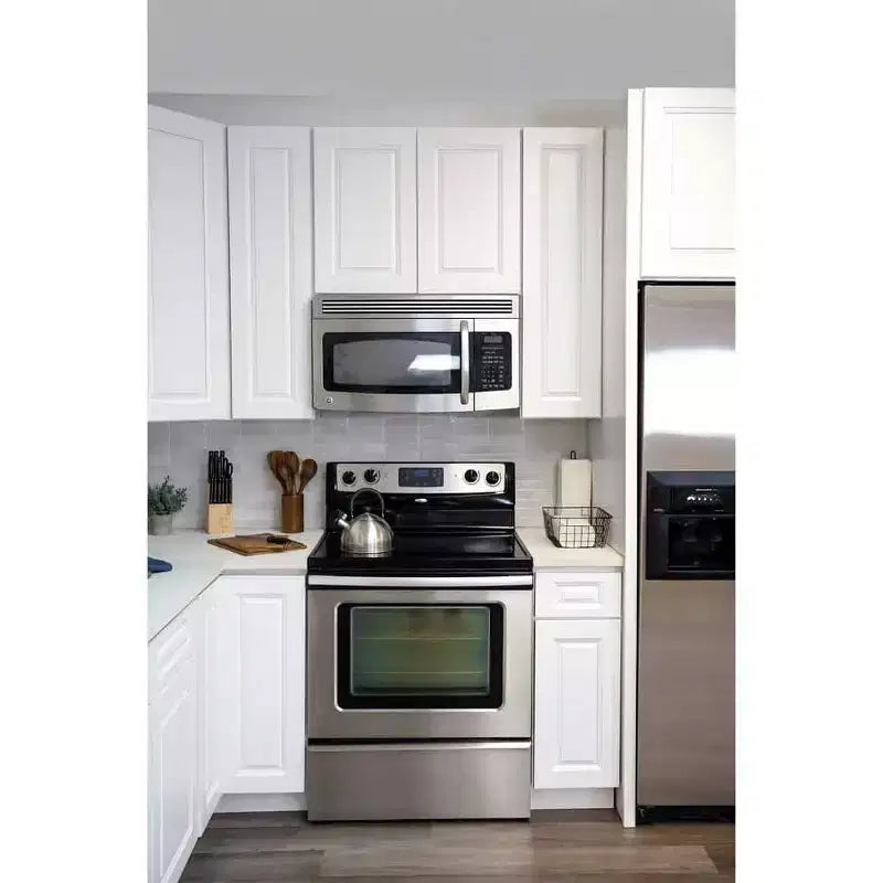Meuble bas de cuisine CASAINC de 18 po L x 24 po P x 34,5 po H avec 3 tiroirs à fermeture amortie, armoires en contreplaqué prêtes à assembler