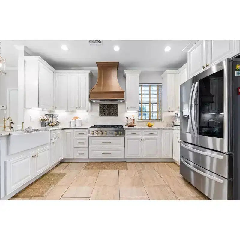 Meuble bas de cuisine CASAINC de 18 po L x 24 po P x 34,5 po H avec 3 tiroirs à fermeture amortie, armoires en contreplaqué prêtes à assembler