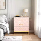 Commode en bois pour chambre à coucher, commodes et chiffonniers à 3 tiroirs, table de chevet en bois pour le rangement et l'organisation