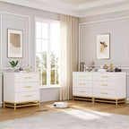Commode en bois pour chambre à coucher, commodes et chiffonniers à 3 tiroirs, table de chevet en bois pour le rangement et l'organisation