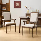 Christopher Knight Home Louis Traditional Rubberwood Upholstered Dining Chair (Set of 2)