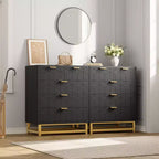 Commode Zstar à cinq tiroirs avec pieds en métal