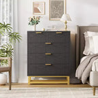 Commode Zstar à cinq tiroirs avec pieds en métal