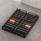 Organisateur de placard de cuisine coulissant, Étagères de garde-manger coulissantes, Tiroirs de rangement coulissants en métal sans perçage pour armoires de salle de bain