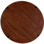 Lot de 2 tables basses, table basse ronde, table d'appoint, table d'appoint, table d'appoint pour canapé, marron et noir - ModernLuxe