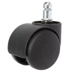 Tabouret de selle réglable en hauteur noir avec roulettes, chaise de salon, utilisation en atelier ou à la maison