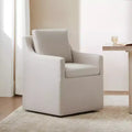 Spruce&Spring Dining Arm Chairs with Casters & Storage