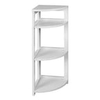 Regency,Flip Flop 34 High Corner Folding Bookcase- White