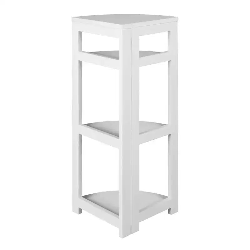 Regency,Étagère d'angle pliante haute 34, Flip Flop - Blanc