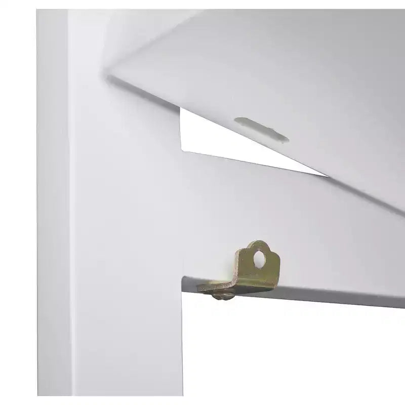 Regency,Étagère d'angle pliante haute 34, Flip Flop - Blanc