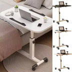 Table d'appoint TROPOW avec roulettes, table pour ordinateur portable, réglable en hauteur, table pour ordinateur, table pour PC