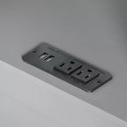 Lits superposés jumeaux séparables avec bureau et tiroirs, cadre de lit superposé en bois en forme de L avec ports USB et lumière LED pour enfants et adolescents