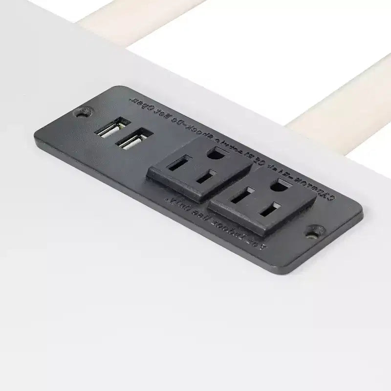 Lits superposés jumeaux séparables avec bureau et tiroirs, cadre de lit superposé en bois en forme de L avec ports USB et lumière LED pour enfants et adolescents