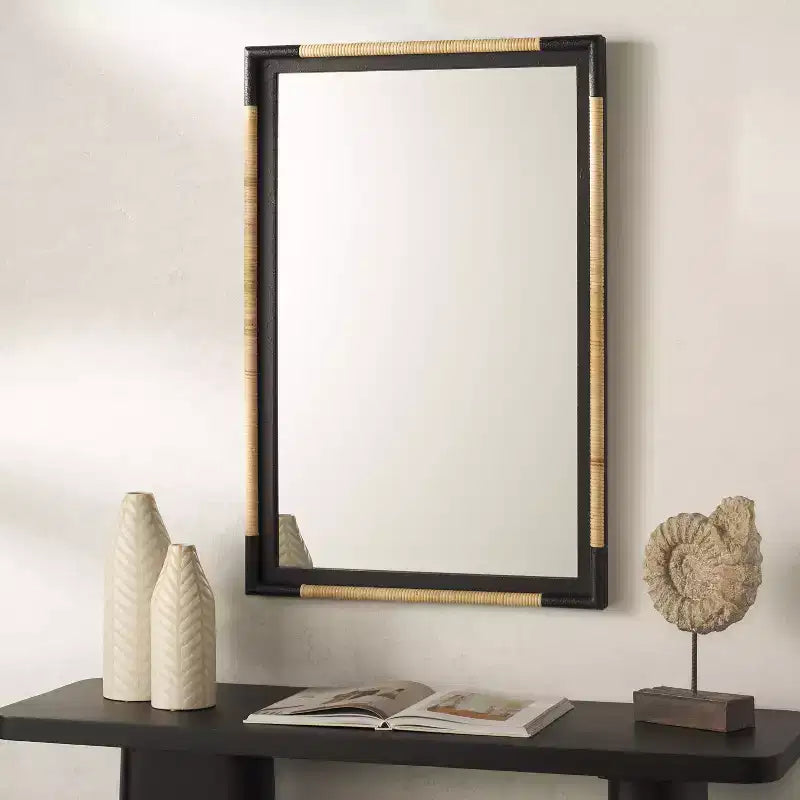 Miroir Renah - 23.6 x 36.02 - MRR9016 - Naturel/Noir - Safavieh
