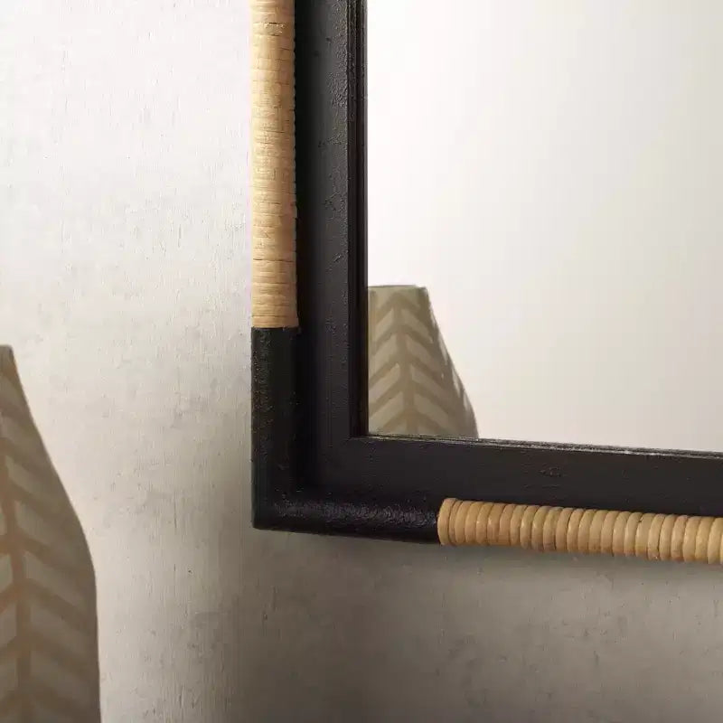 Miroir Renah - 23.6 x 36.02 - MRR9016 - Naturel/Noir - Safavieh