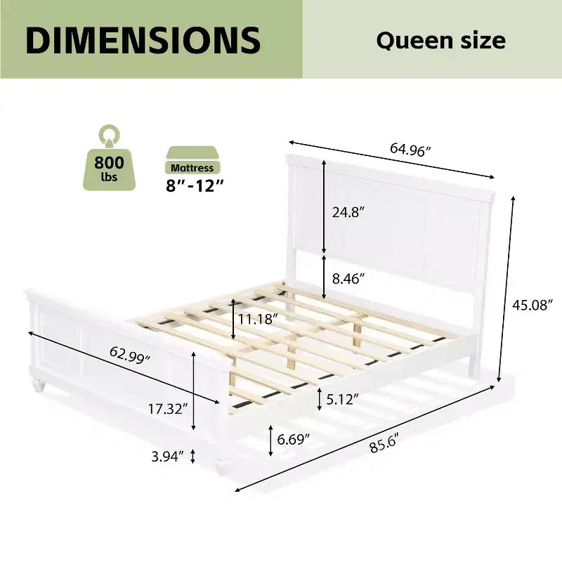 Christopher Knight Home Silas, lit en bois de style fermier avec tête de lit