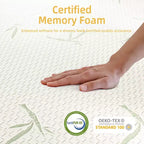 Matelas SUGIFT en mousse à mémoire de forme 8" en boîte avec gel rafraîchissant, soutien mi-ferme et certifié CertiPUR
