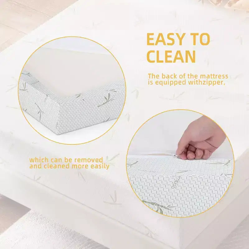 Matelas SUGIFT en mousse à mémoire de forme 8" en boîte avec gel rafraîchissant, soutien mi-ferme et certifié CertiPUR