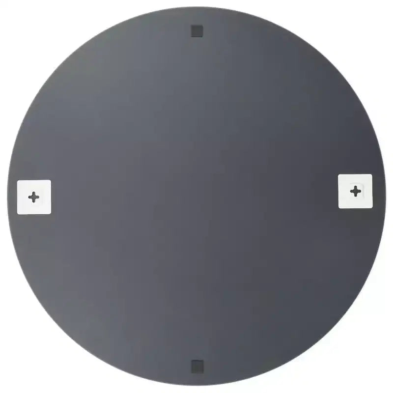 Miroir mural lot de 2 en verre transparent de 70 cm de diamètre