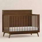 Lit de bébé convertible 4-en-1 Babyletto Palma Mid-Century avec kit de conversion pour lit de bambin