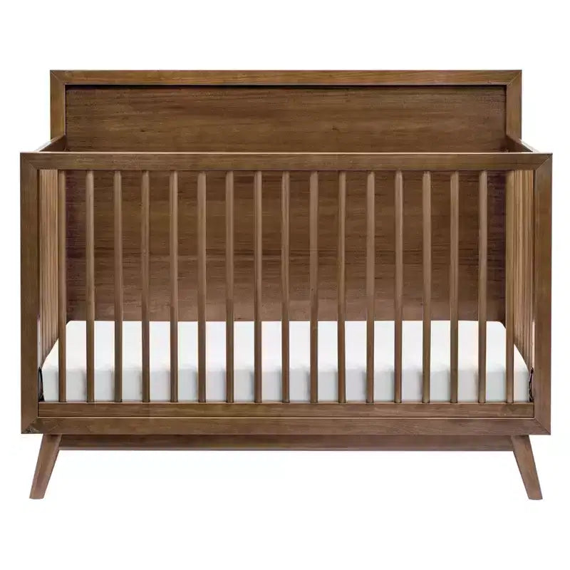 Lit de bébé convertible 4-en-1 Babyletto Palma Mid-Century avec kit de conversion pour lit de bambin