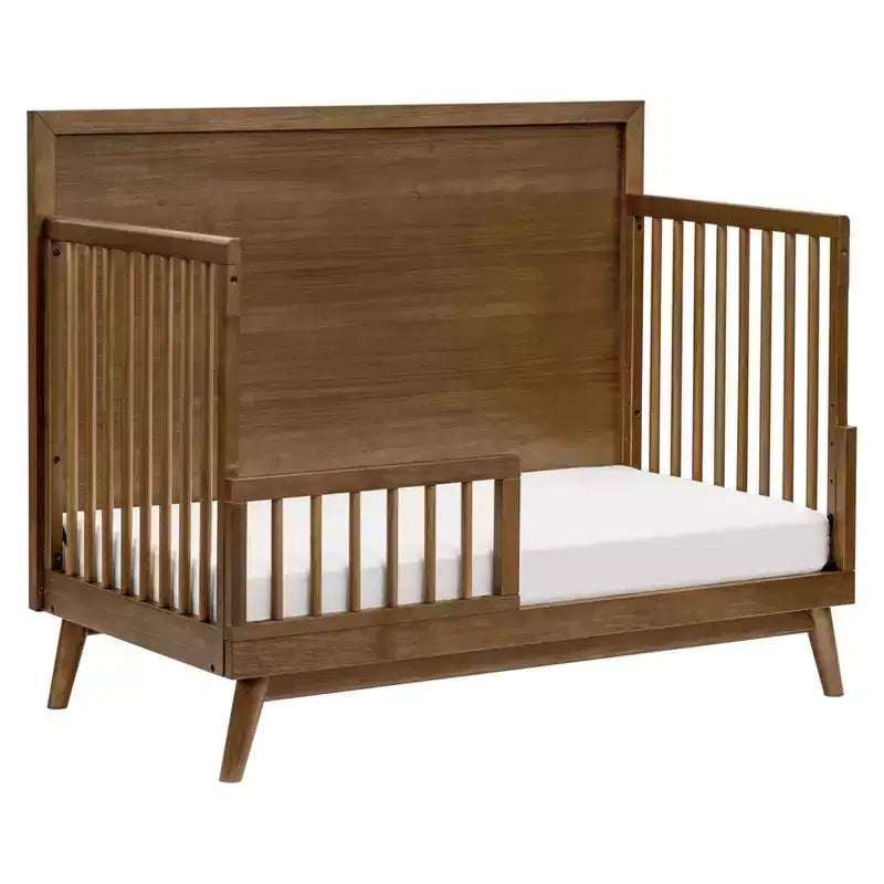 Lit de bébé convertible 4-en-1 Babyletto Palma Mid-Century avec kit de conversion pour lit de bambin