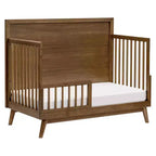 Lit de bébé convertible 4-en-1 Babyletto Palma Mid-Century avec kit de conversion pour lit de bambin
