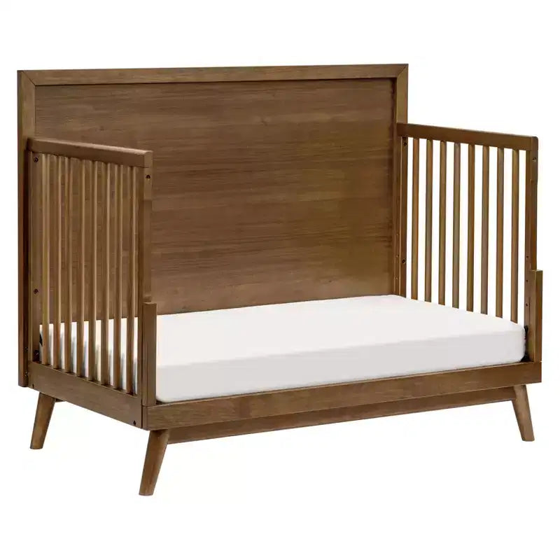 Lit de bébé convertible 4-en-1 Babyletto Palma Mid-Century avec kit de conversion pour lit de bambin