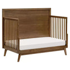 Lit de bébé convertible 4-en-1 Babyletto Palma Mid-Century avec kit de conversion pour lit de bambin