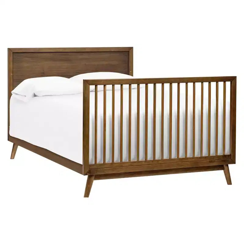 Lit de bébé convertible 4-en-1 Babyletto Palma Mid-Century avec kit de conversion pour lit de bambin