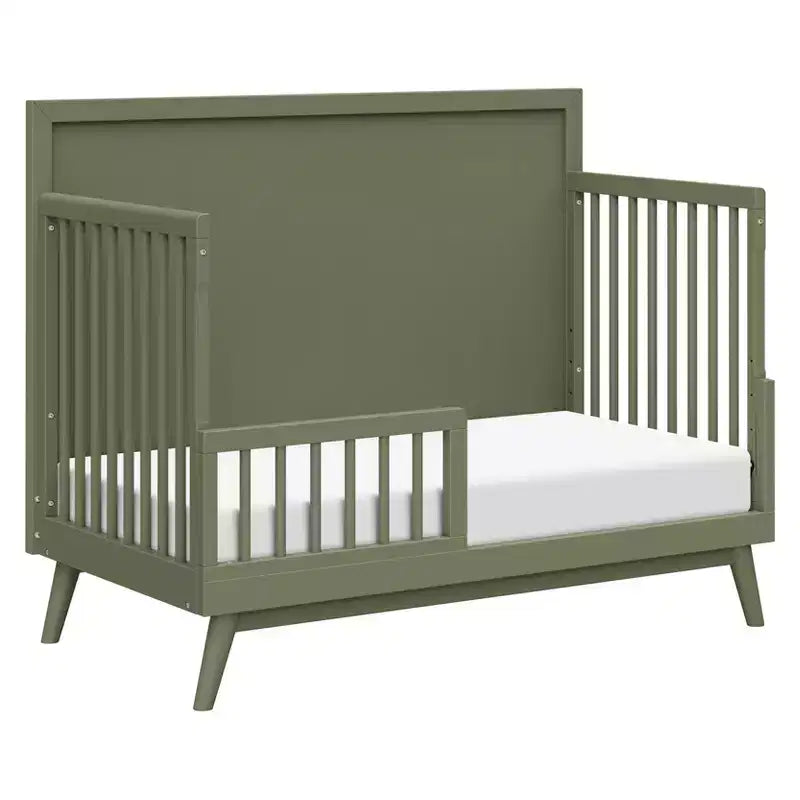 Lit de bébé convertible 4-en-1 Babyletto Palma Mid-Century avec kit de conversion pour lit de bambin
