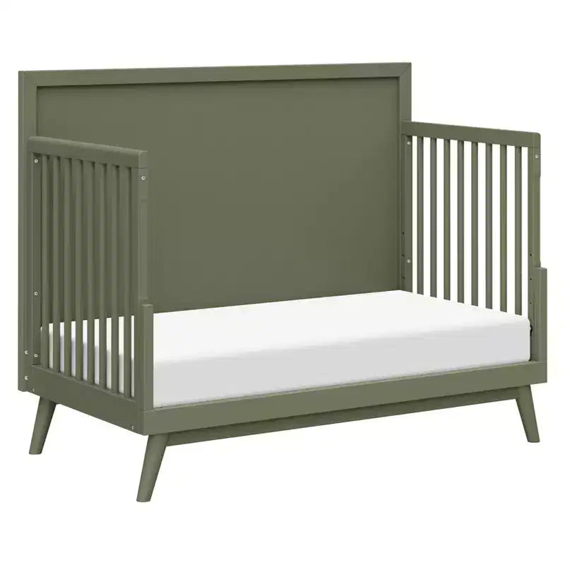 Lit de bébé convertible 4-en-1 Babyletto Palma Mid-Century avec kit de conversion pour lit de bambin