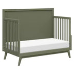 Lit de bébé convertible 4-en-1 Babyletto Palma Mid-Century avec kit de conversion pour lit de bambin